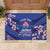 Custom Japan Rugby Rubber Doormat Go Brave Blossoms - Wonder Print Shop