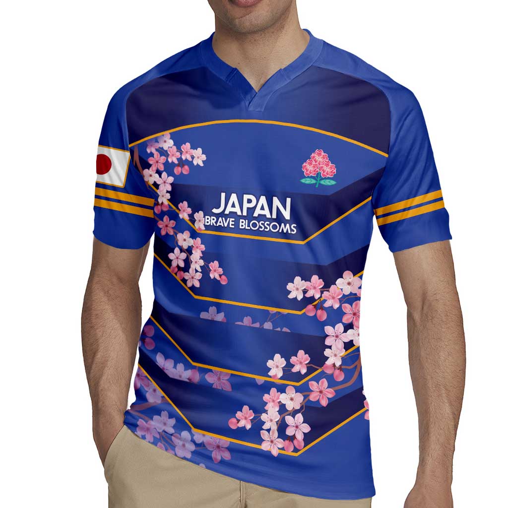 Custom Japan Rugby Rugby Jersey Go Brave Blossoms - Wonder Print Shop