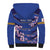 Custom Japan Rugby Sherpa Hoodie Go Brave Blossoms - Wonder Print Shop