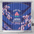 Custom Japan Rugby Shower Curtain Go Brave Blossoms