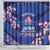 Custom Japan Rugby Shower Curtain Go Brave Blossoms