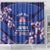 Custom Japan Rugby Shower Curtain Go Brave Blossoms