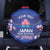 Custom Japan Rugby Spare Tire Cover Go Brave Blossoms - Wonder Print Shop