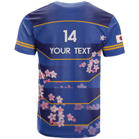 Custom Japan Rugby T Shirt Go Brave Blossoms - Wonder Print Shop