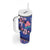Custom Japan Rugby Tumbler With Handle Go Brave Blossoms - Wonder Print Shop
