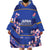 Custom Japan Rugby Wearable Blanket Hoodie Go Brave Blossoms - Wonder Print Shop