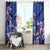 Custom Japan Rugby Window Curtain Go Brave Blossoms - Wonder Print Shop