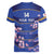 Custom Japan Rugby Women V-Neck T-Shirt Go Brave Blossoms - Wonder Print Shop