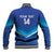 Custom Kuwait Football Baseball Jacket Al-Azraq Sporty Style - Wonder Print Shop