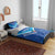 Custom Kuwait Football Bedding Set Al-Azraq Sporty Style - Wonder Print Shop