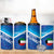 Custom Kuwait Football 4 in 1 Can Cooler Tumbler Al-Azraq Sporty Style - Wonder Print Shop