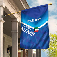 Custom Kuwait Football Garden Flag Al-Azraq Sporty Style - Wonder Print Shop