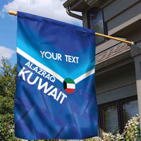 Custom Kuwait Football Garden Flag Al-Azraq Sporty Style - Wonder Print Shop