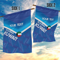 Custom Kuwait Football Garden Flag Al-Azraq Sporty Style - Wonder Print Shop