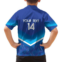 Custom Kuwait Football Hawaiian Shirt Al-Azraq Sporty Style - Wonder Print Shop