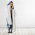 Custom Kuwait Football Hooded Blanket Al-Azraq Sporty Style
