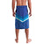 Custom Kuwait Football Lavalava Al-Azraq Sporty Style - Wonder Print Shop