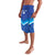 Custom Kuwait Football Lavalava Al-Azraq Sporty Style - Wonder Print Shop