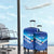 Custom Kuwait Football Luggage Cover Al-Azraq Sporty Style - Wonder Print Shop