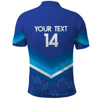 Custom Kuwait Football Polo Shirt Al-Azraq Sporty Style - Wonder Print Shop