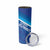 Custom Kuwait Football Skinny Tumbler Al-Azraq Sporty Style - Wonder Print Shop