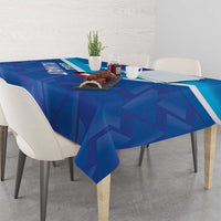 Custom Kuwait Football Tablecloth Al-Azraq Sporty Style - Wonder Print Shop