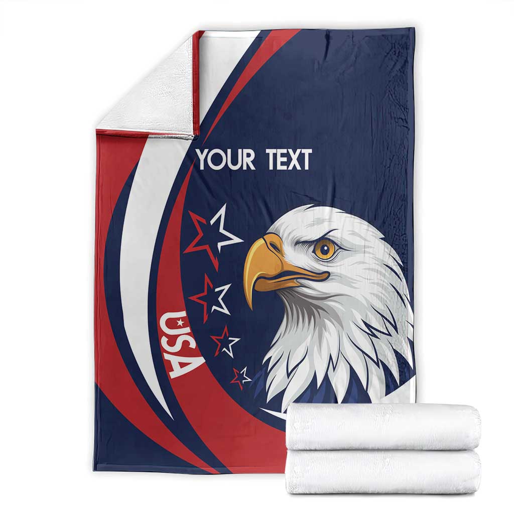 Custom USA Rugby Blanket Go Eagles Sporty Style