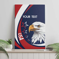 Custom USA Rugby Canvas Wall Art Go Eagles Sporty Style - Wonder Print Shop