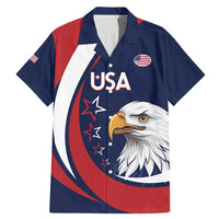 Custom USA Rugby Family Matching Mermaid Dress and Hawaiian Shirt Go Eagles Sporty Style - Wonder Print Shop