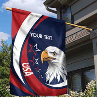 Custom USA Rugby Garden Flag Go Eagles Sporty Style - Wonder Print Shop