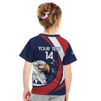 Custom USA Rugby Kid T Shirt Go Eagles Sporty Style - Wonder Print Shop