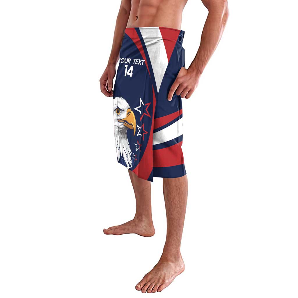 Custom USA Rugby Lavalava Go Eagles Sporty Style - Wonder Print Shop