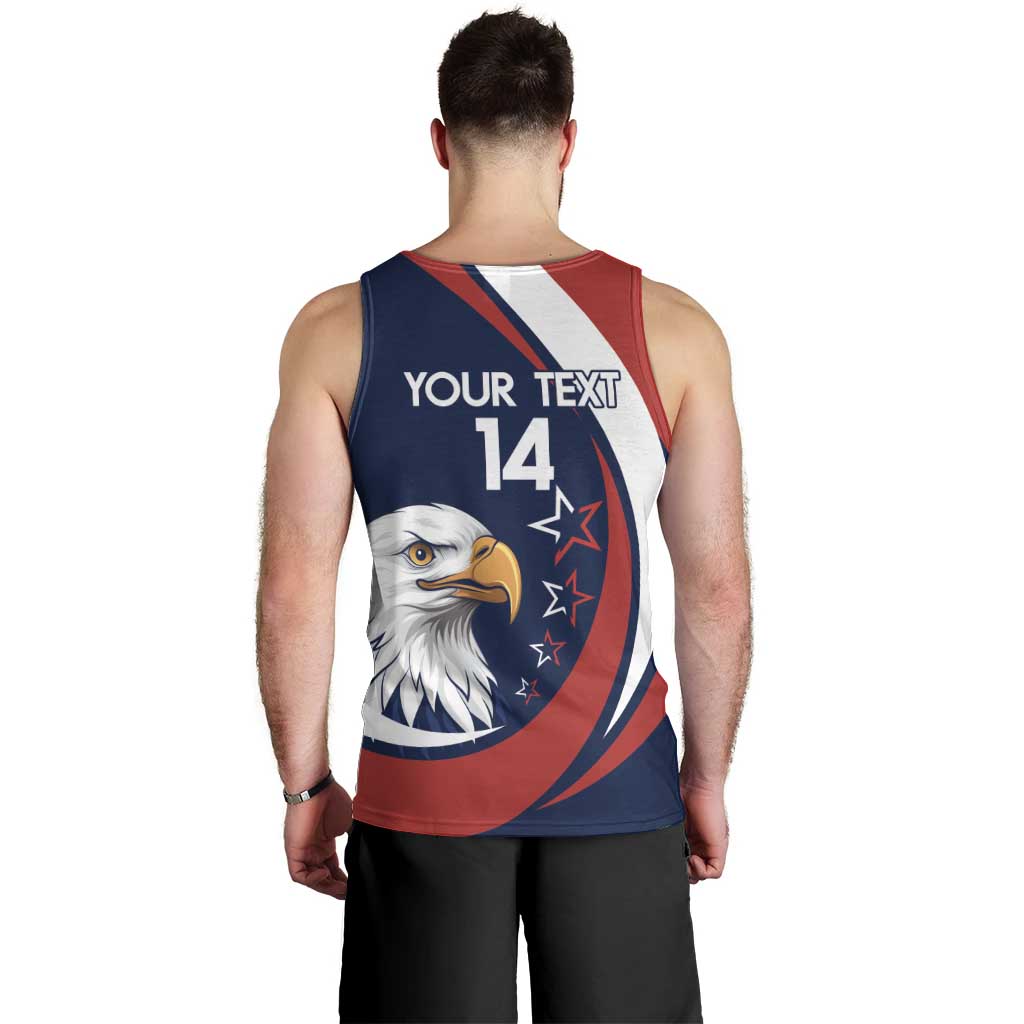 Custom USA Rugby Men Tank Top Go Eagles Sporty Style - Wonder Print Shop