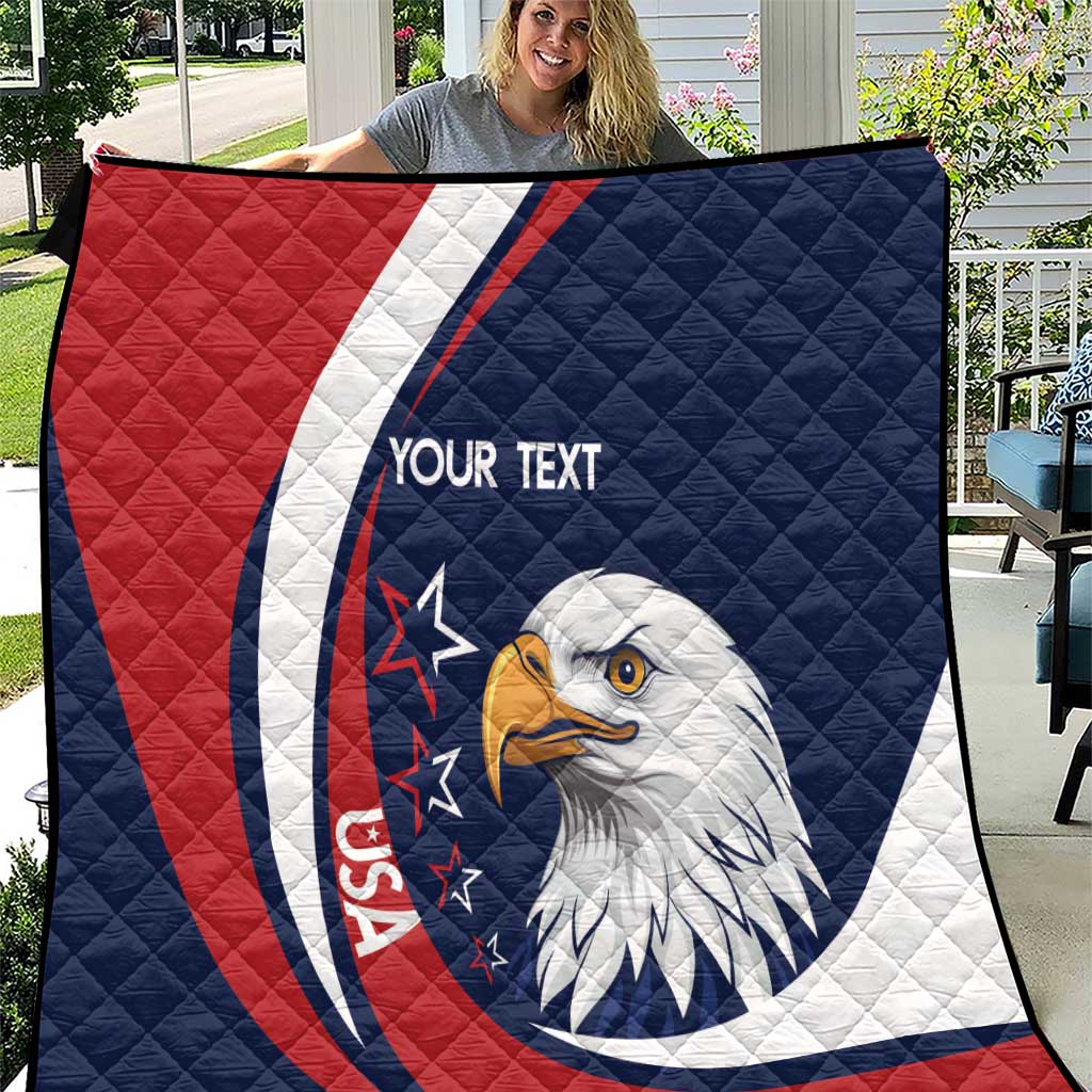 Custom USA Rugby Quilt Go Eagles Sporty Style - Wonder Print Shop