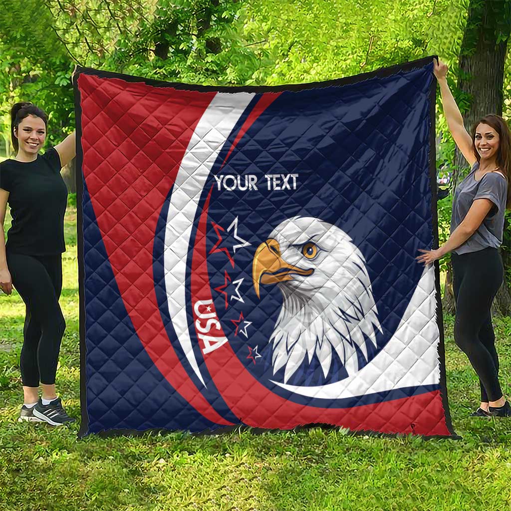 Custom USA Rugby Quilt Go Eagles Sporty Style - Wonder Print Shop