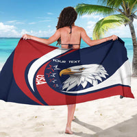 Custom USA Rugby Sarong Go Eagles Sporty Style - Wonder Print Shop