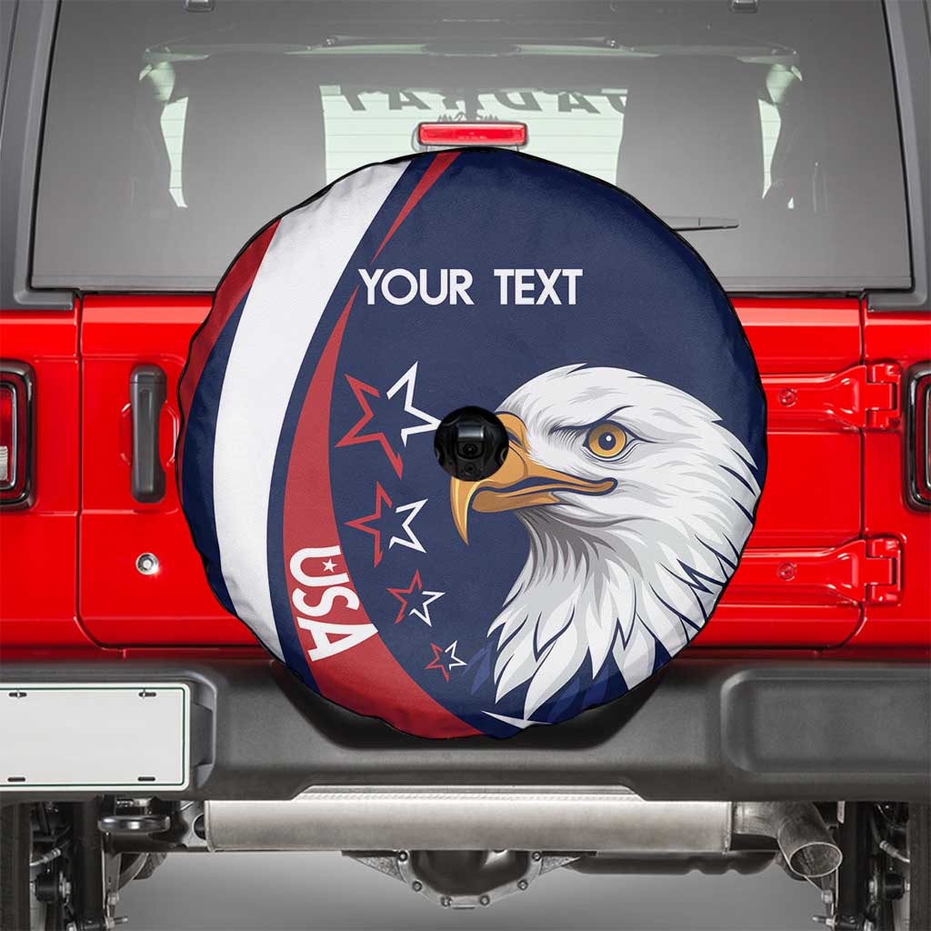 Custom USA Rugby Spare Tire Cover Go Eagles Sporty Style - Wonder Print Shop
