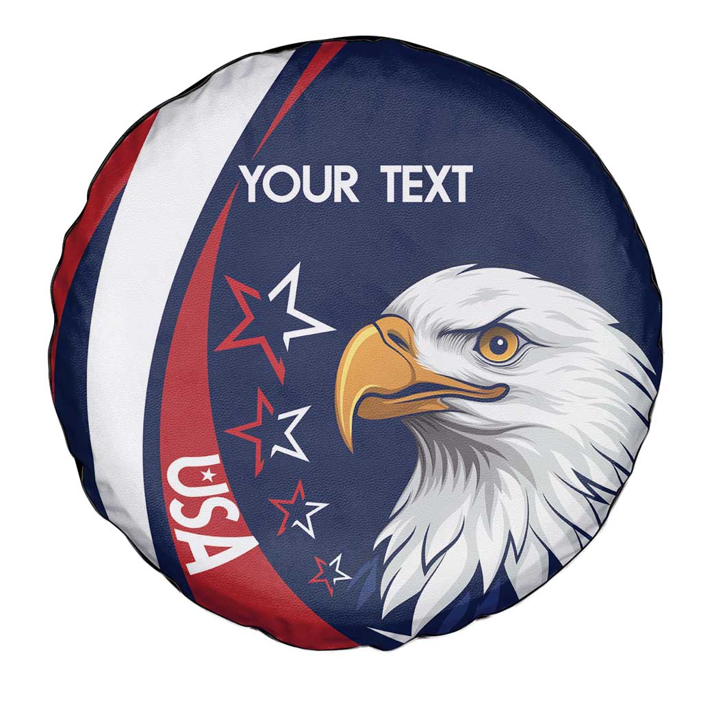 Custom USA Rugby Spare Tire Cover Go Eagles Sporty Style - Wonder Print Shop