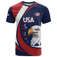 Custom USA Rugby T Shirt Go Eagles Sporty Style - Wonder Print Shop