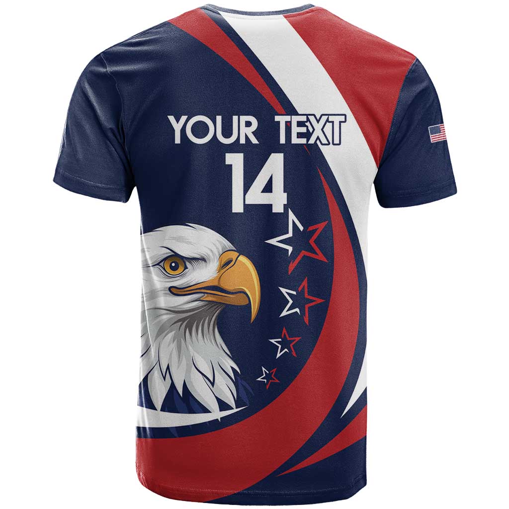 Custom USA Rugby T Shirt Go Eagles Sporty Style - Wonder Print Shop