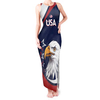 Custom USA Rugby Tank Maxi Dress Go Eagles Sporty Style - Wonder Print Shop