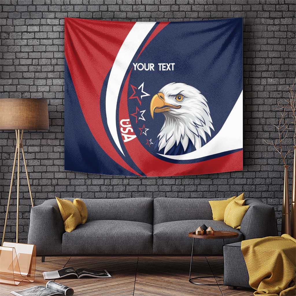 Custom USA Rugby Tapestry Go Eagles Sporty Style - Wonder Print Shop