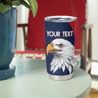 Custom USA Rugby Tumbler Cup Go Eagles Sporty Style - Wonder Print Shop
