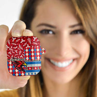 Antigua & Barbuda Cricket Christmas AirPods Case Merry Xmas Falcons - Wonder Print Shop