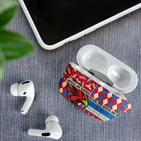 Antigua & Barbuda Cricket Christmas AirPods Case Merry Xmas Falcons - Wonder Print Shop