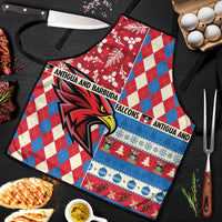 Antigua & Barbuda Cricket Christmas Apron Merry Xmas Falcons - Wonder Print Shop