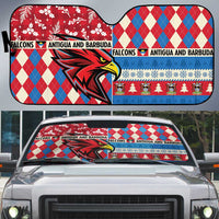 Antigua & Barbuda Cricket Christmas Auto Sun Shade Merry Xmas Falcons - Wonder Print Shop
