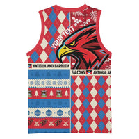 Personalized Antigua & Barbuda Cricket Christmas Basketball Jersey Merry Xmas Falcons - Wonder Print Shop