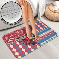 Antigua & Barbuda Cricket Christmas Bathroom Set Merry Xmas Falcons - Wonder Print Shop