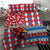 Antigua & Barbuda Cricket Christmas Bedding Set Merry Xmas Falcons - Wonder Print Shop